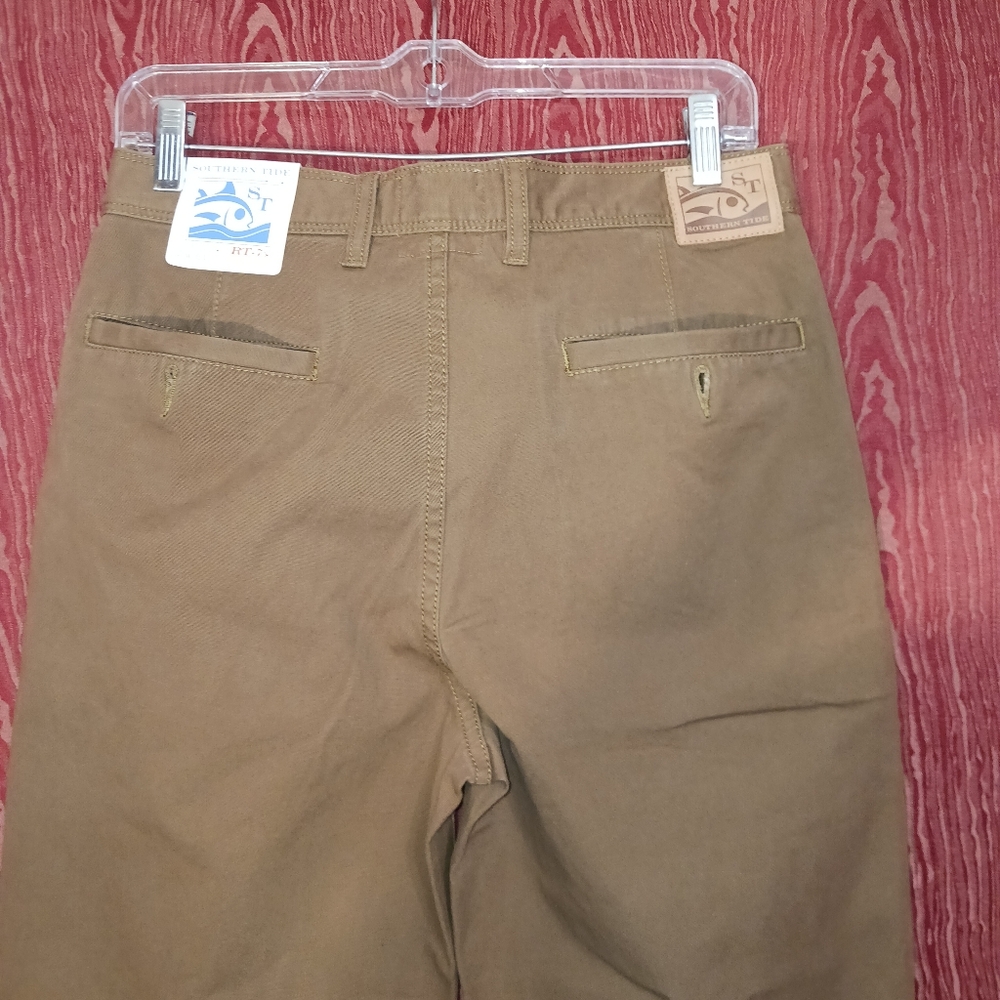 SOUTHERN TIDE Trousers RT-7'S Bark Color Men's Size 30W 32L - Picture 3 of 16